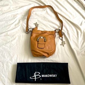 B. Makowsky Shoulder Bag Real Leather!